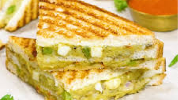 Veg. Grilled Paneer Sandwich